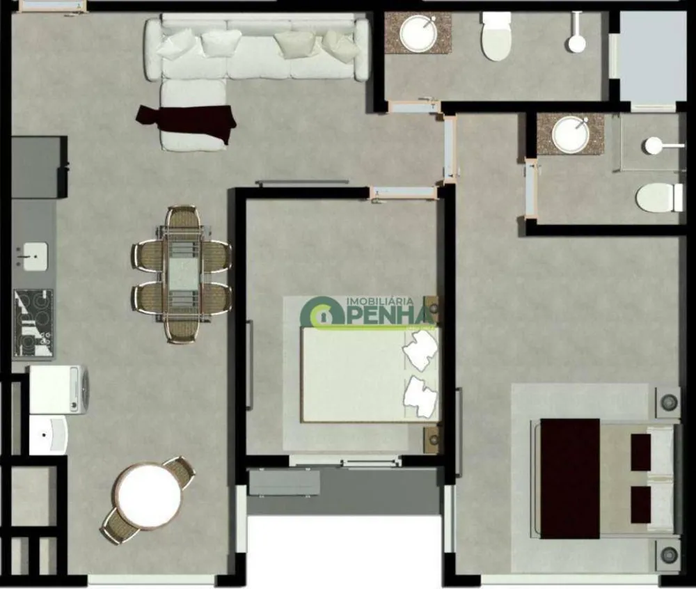 Apartamento, 2 quartos, 64 m² - Foto 4