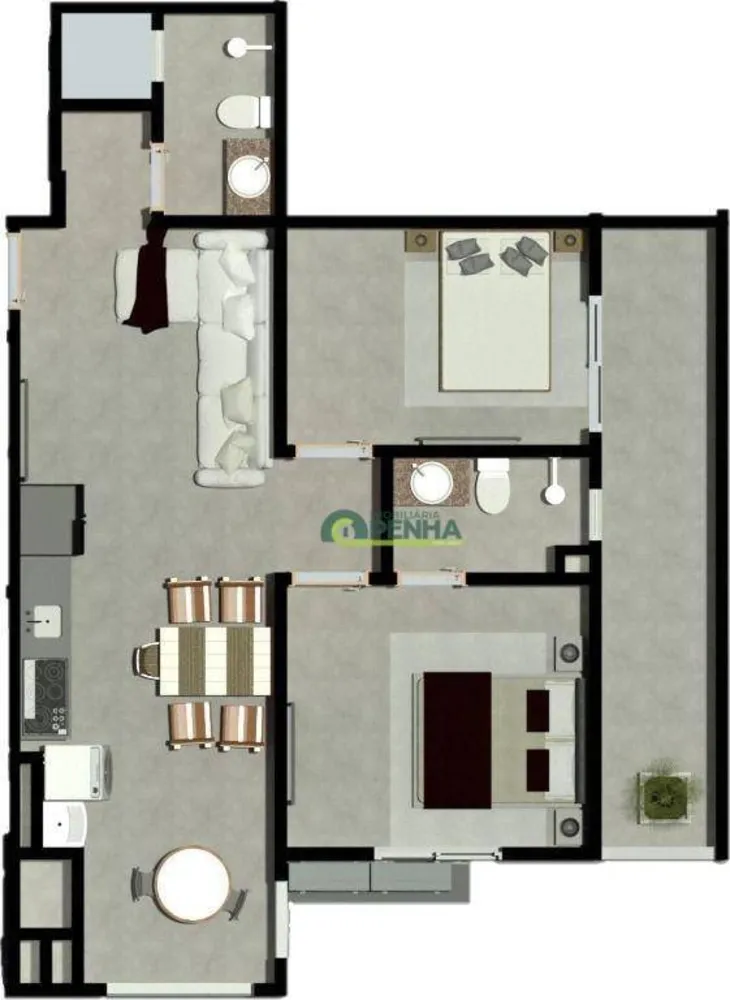 Apartamento, 2 quartos, 64 m² - Foto 3