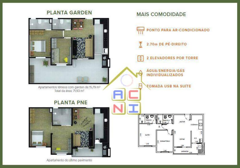 Apartamento à venda com 2 quartos, 52m² - Foto 22