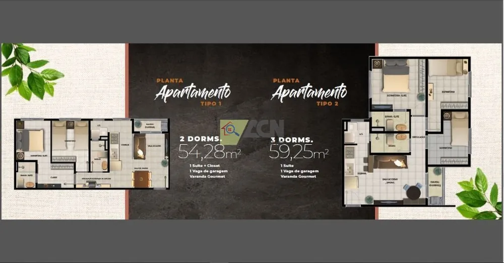 Apartamento, 2 quartos, 54 m² - Foto 6