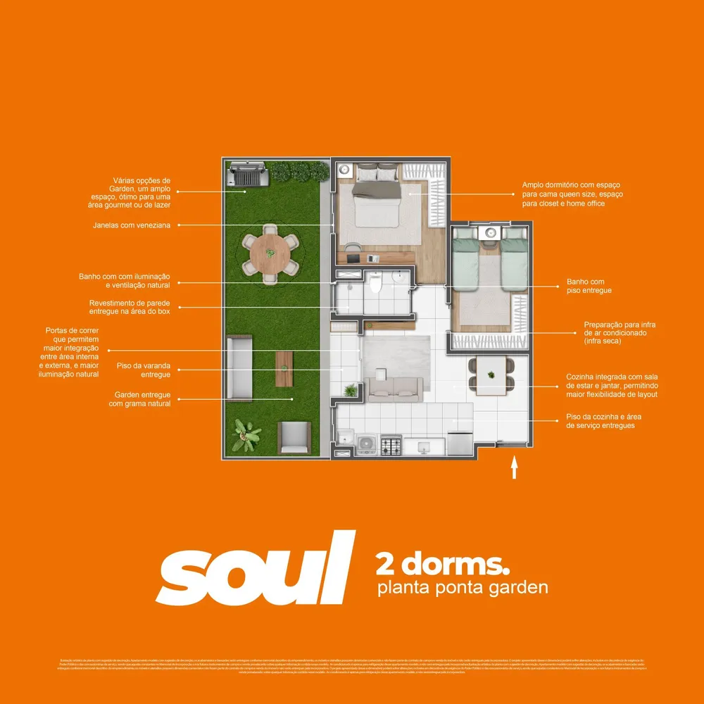 Apartamento, 2 quartos, 45 m² - Foto 15