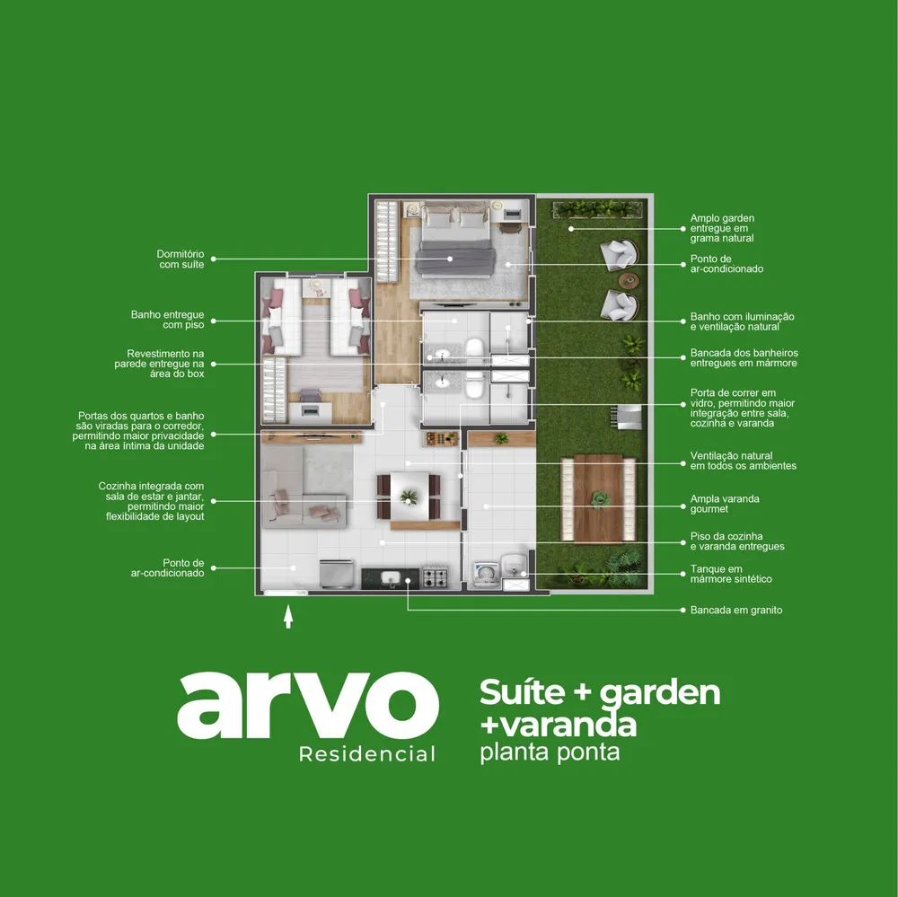 Apartamento, 2 quartos, 50 m² - Foto 7