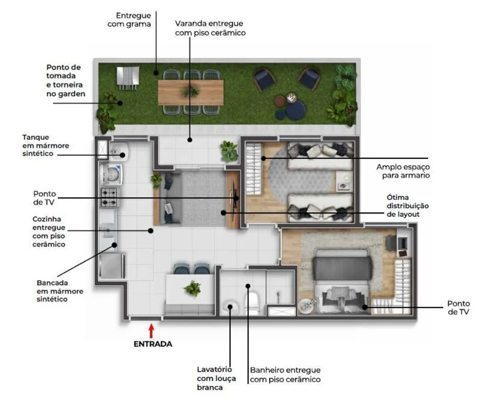 Apartamento, 2 quartos, 41 m² - Foto 19