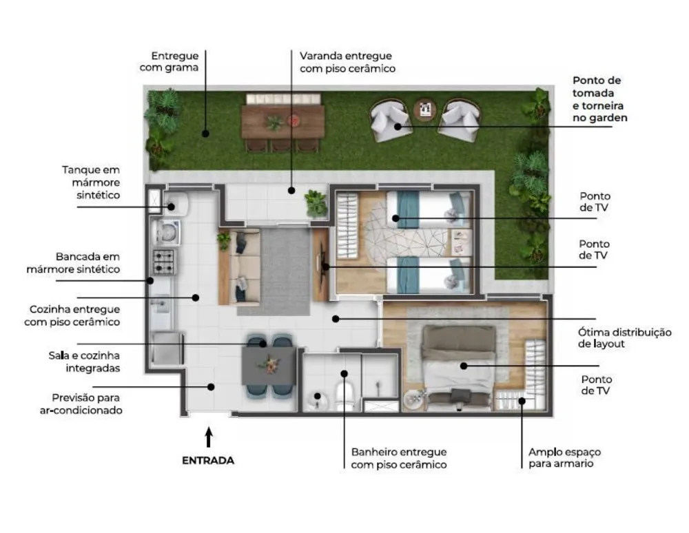 Apartamento, 2 quartos, 41 m² - Foto 20