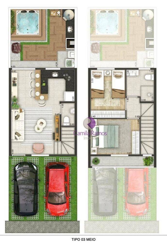Sobrado à venda com 2 quartos, 60m² - Foto 2