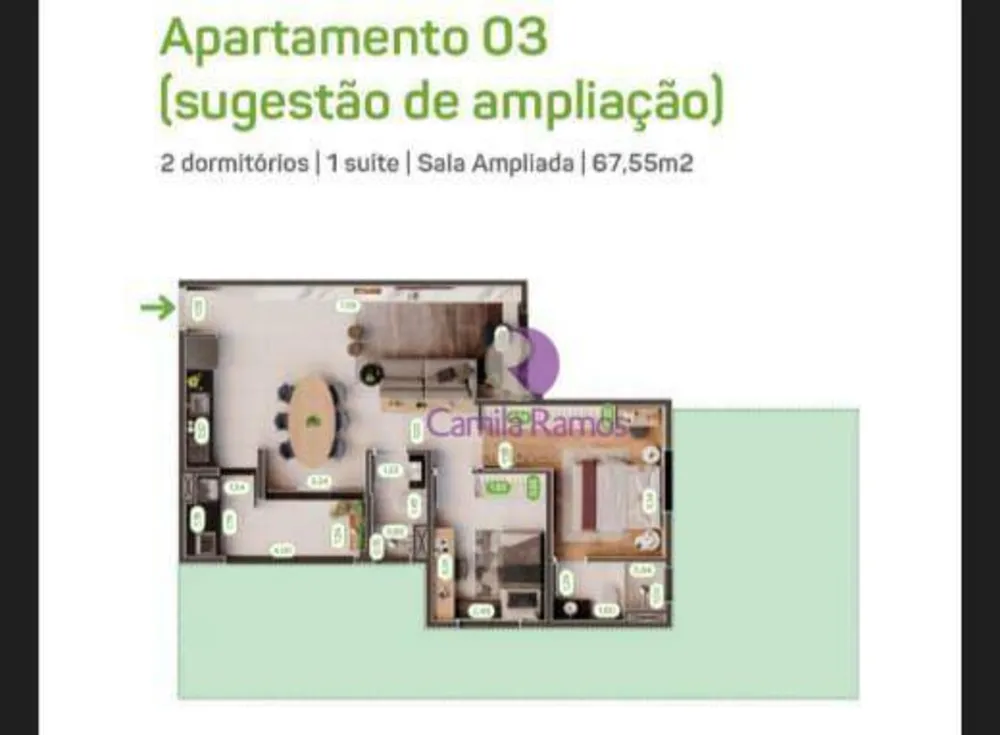 Apartamento, 2 quartos, 68 m² - Foto 4