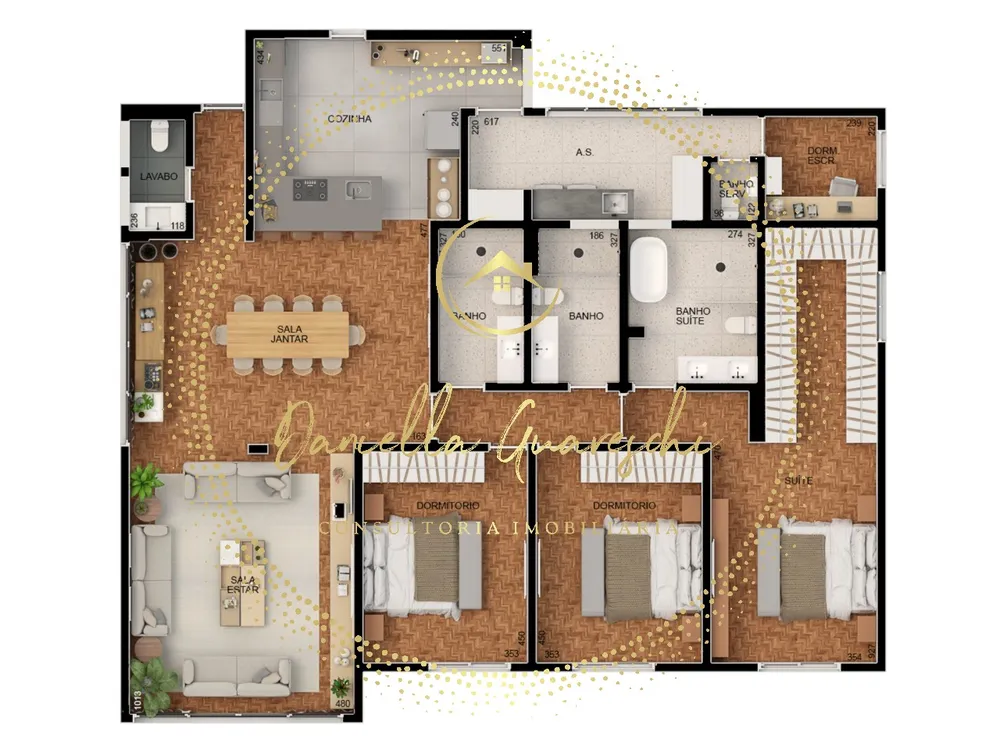 Apartamento, 4 quartos, 220 m² - Foto 2