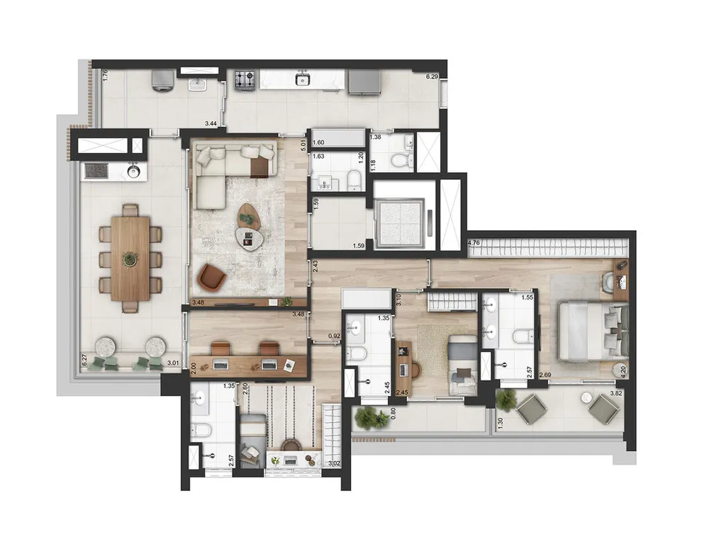 Apartamento, 3 quartos, 142 m² - Foto 12
