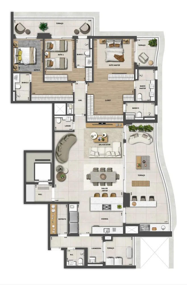 Apartamento, 4 quartos, 293 m² - Foto 11