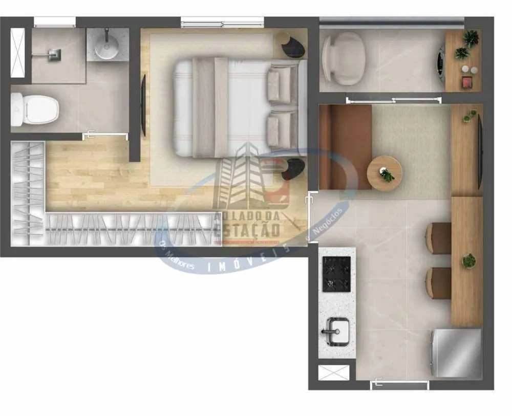 Apartamento, 1 quarto, 29 m² - Foto 11