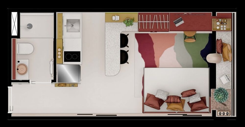 Apartamento à venda com 2 quartos, 36m² - Foto 10