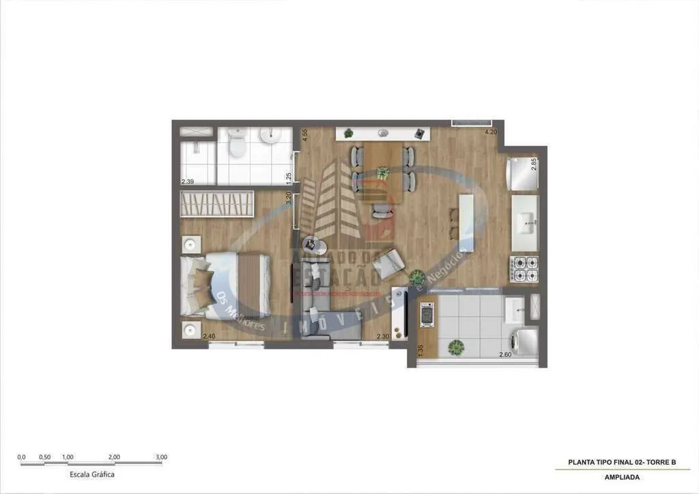 Apartamento, 2 quartos, 38 m² - Foto 8