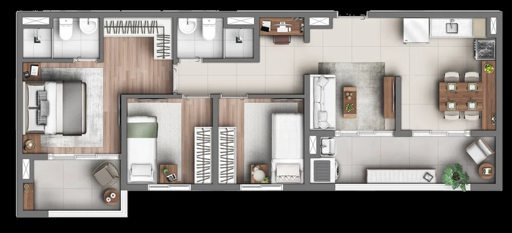 Apartamento, 2 quartos, 41 m² - Foto 8