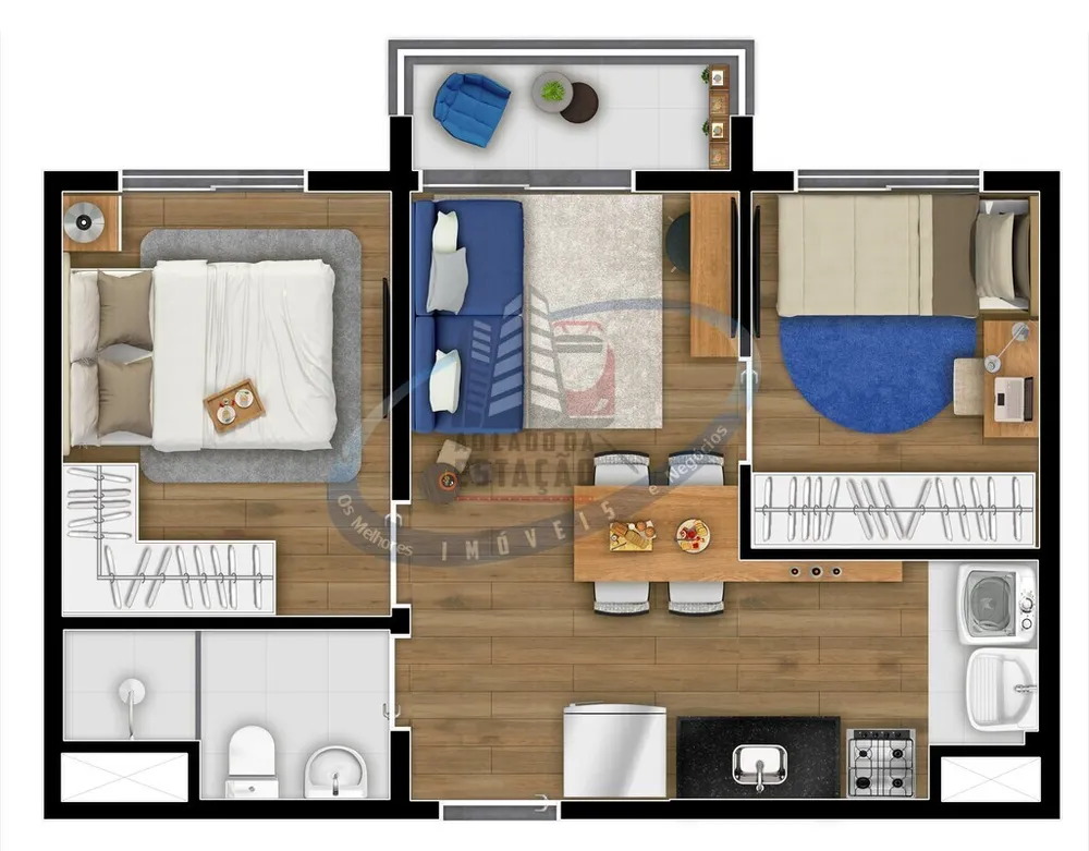 Apartamento, 2 quartos, 63 m² - Foto 2