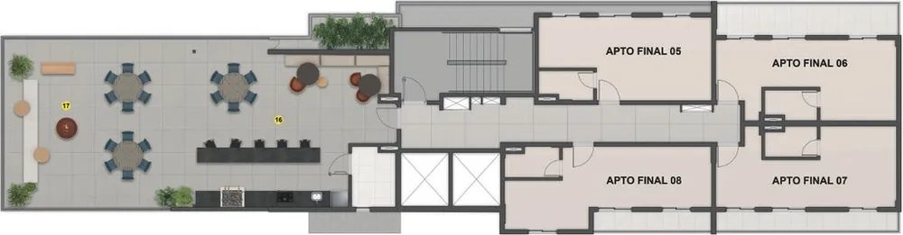Apartamento, 2 quartos, 33 m² - Foto 2