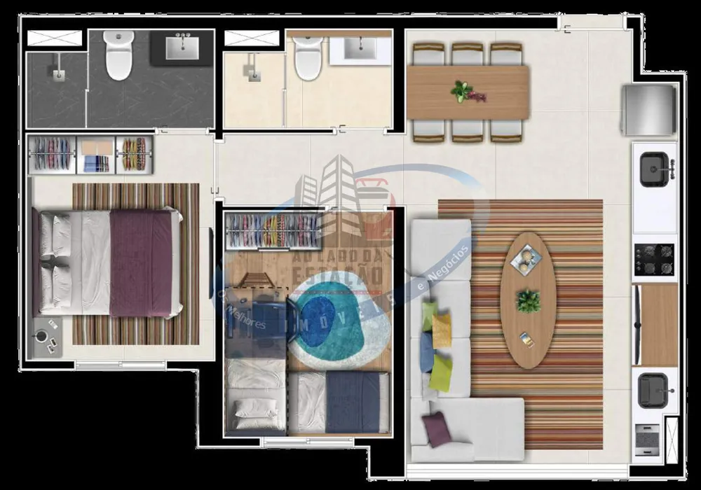 Apartamento, 3 quartos, 80 m² - Foto 2