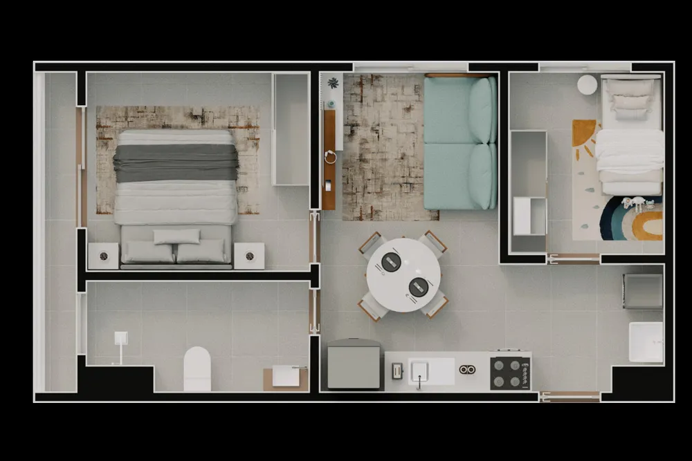 Apartamento, 2 quartos, 37 m² - Foto 12