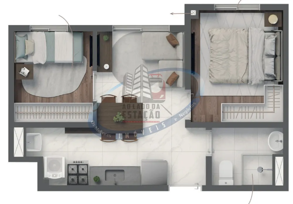 Apartamento, 2 quartos, 30 m² - Foto 12