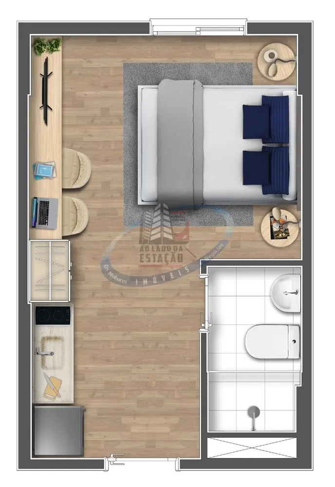 Apartamento, 1 quarto, 18 m² - Foto 8