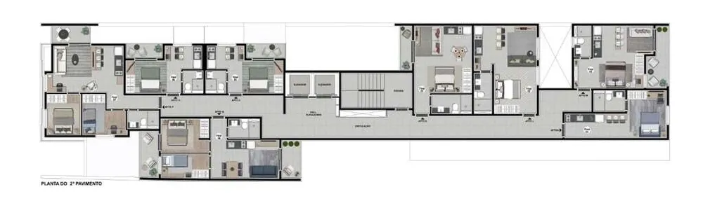 Apartamento, 1 quarto, 22 m² - Foto 2