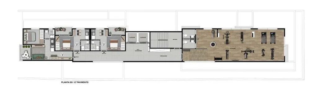 Apartamento, 1 quarto, 22 m² - Foto 7