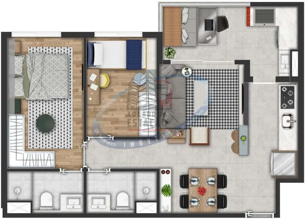 Apartamento, 3 quartos, 84 m² - Foto 3