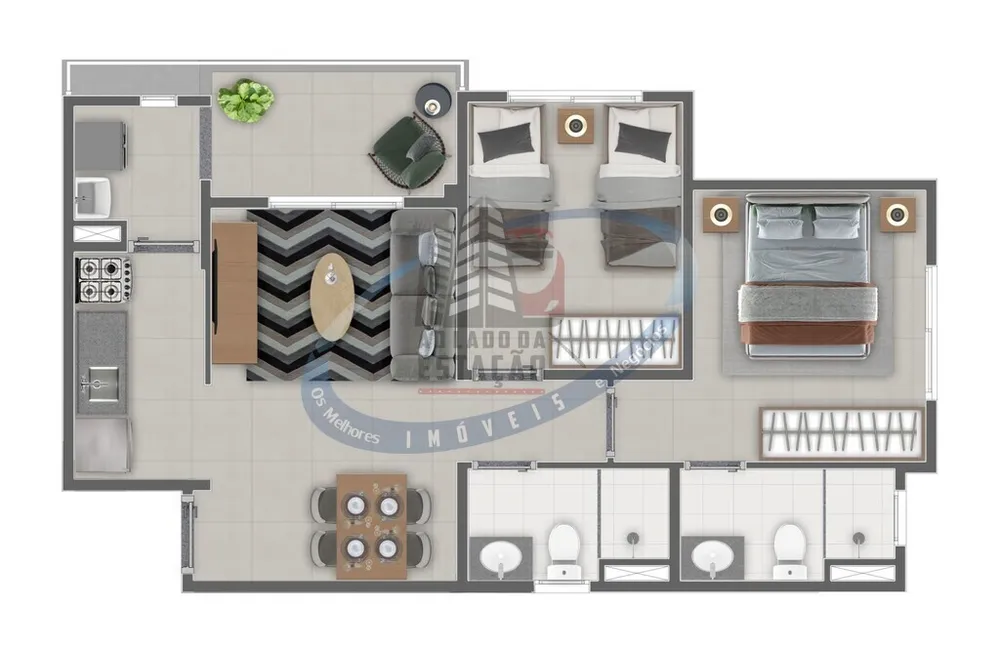 Apartamento, 2 quartos, 51 m² - Foto 12