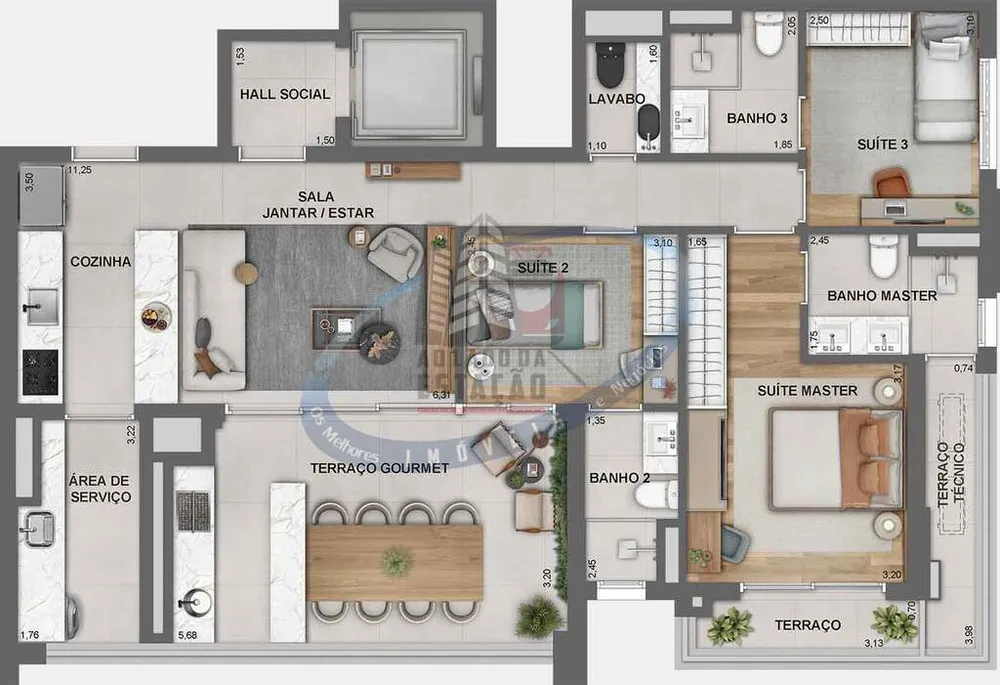 Apartamento, 3 quartos, 119 m² - Foto 12