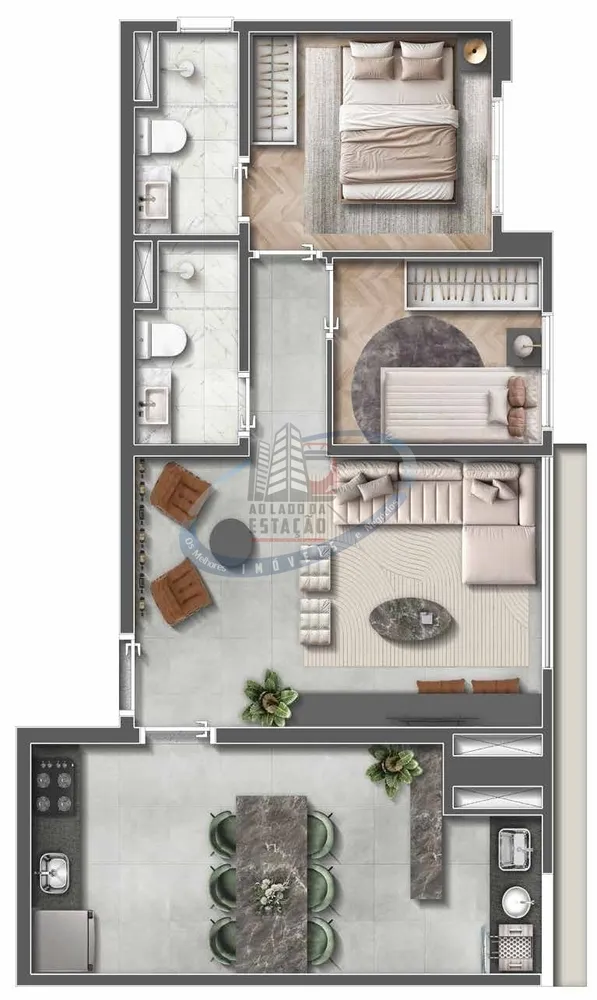 Cobertura, 2 quartos, 53 m² - Foto 8