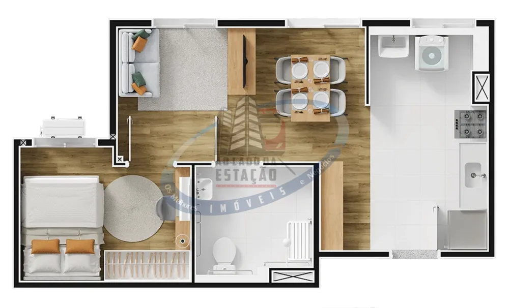 Apartamento, 2 quartos, 35 m² - Foto 5