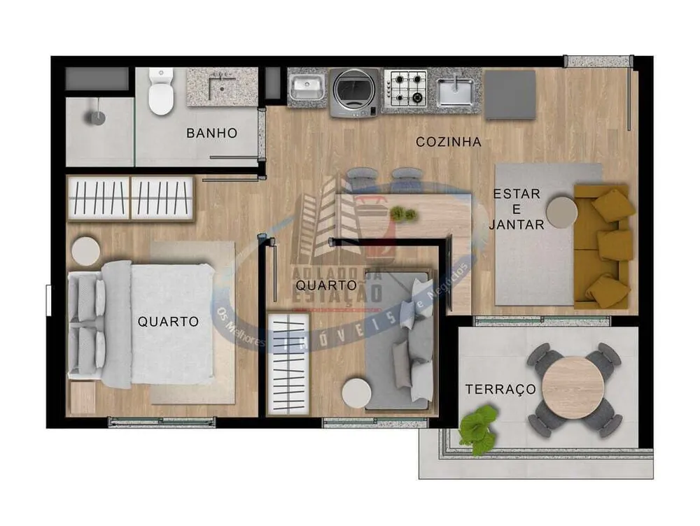 Apartamento, 2 quartos, 44 m² - Foto 23