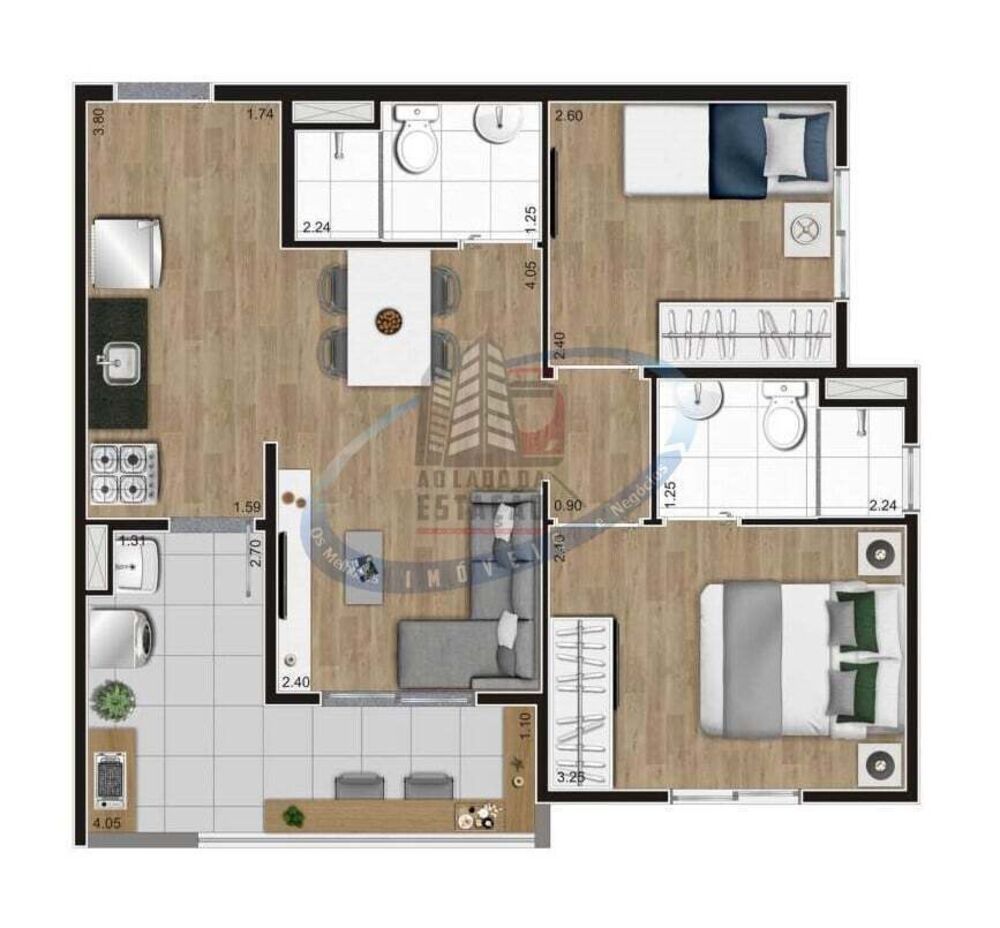 Apartamento, 2 quartos, 50 m² - Foto 19