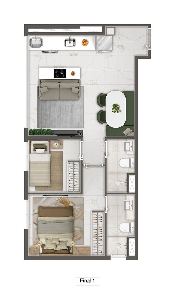 Apartamento à venda com 2 quartos, 41m² - Foto 18