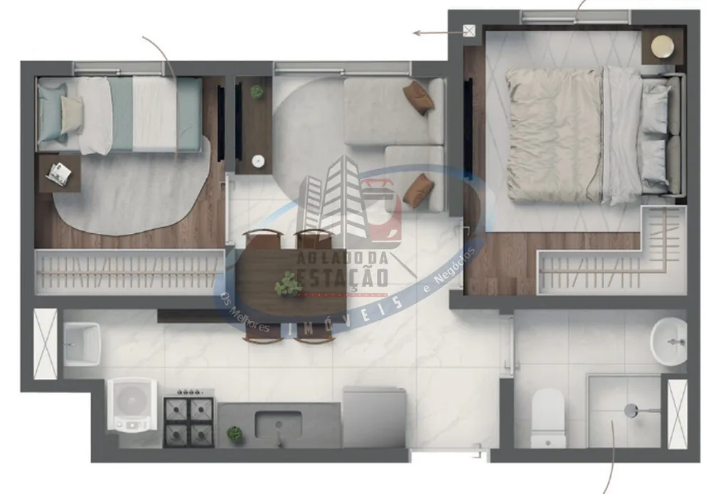 Apartamento, 2 quartos, 40 m² - Foto 8