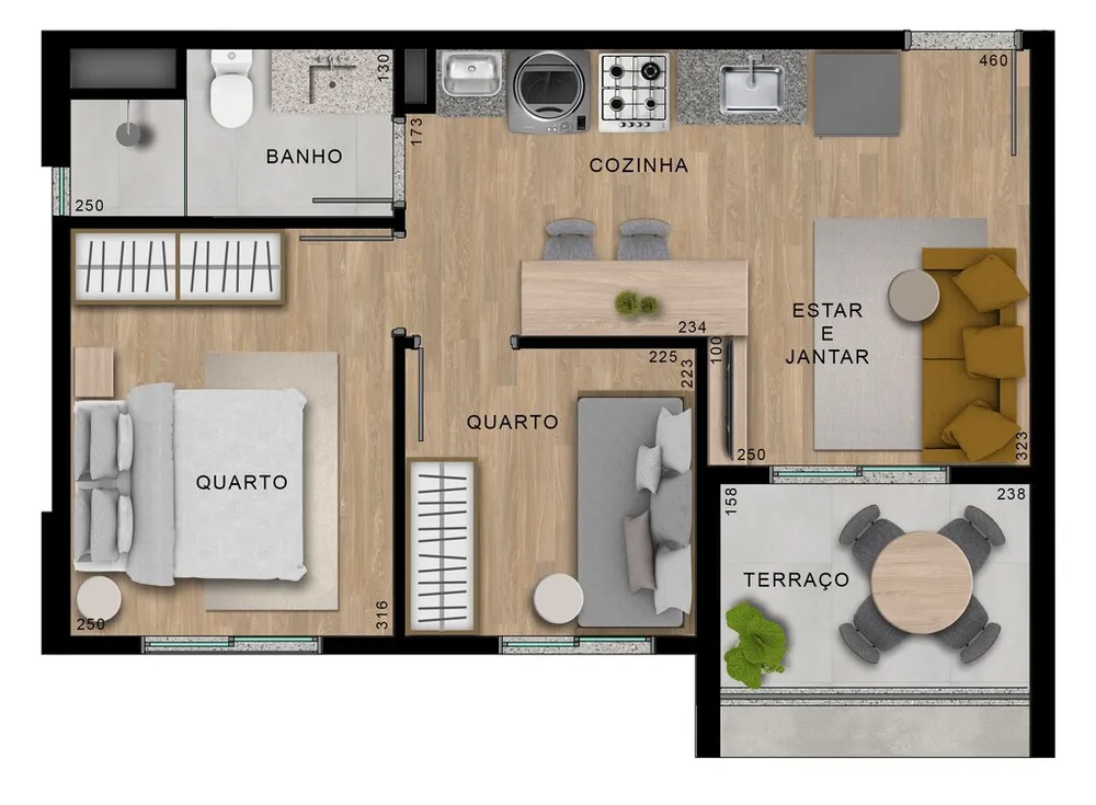 Apartamento, 2 quartos, 50 m² - Foto 8