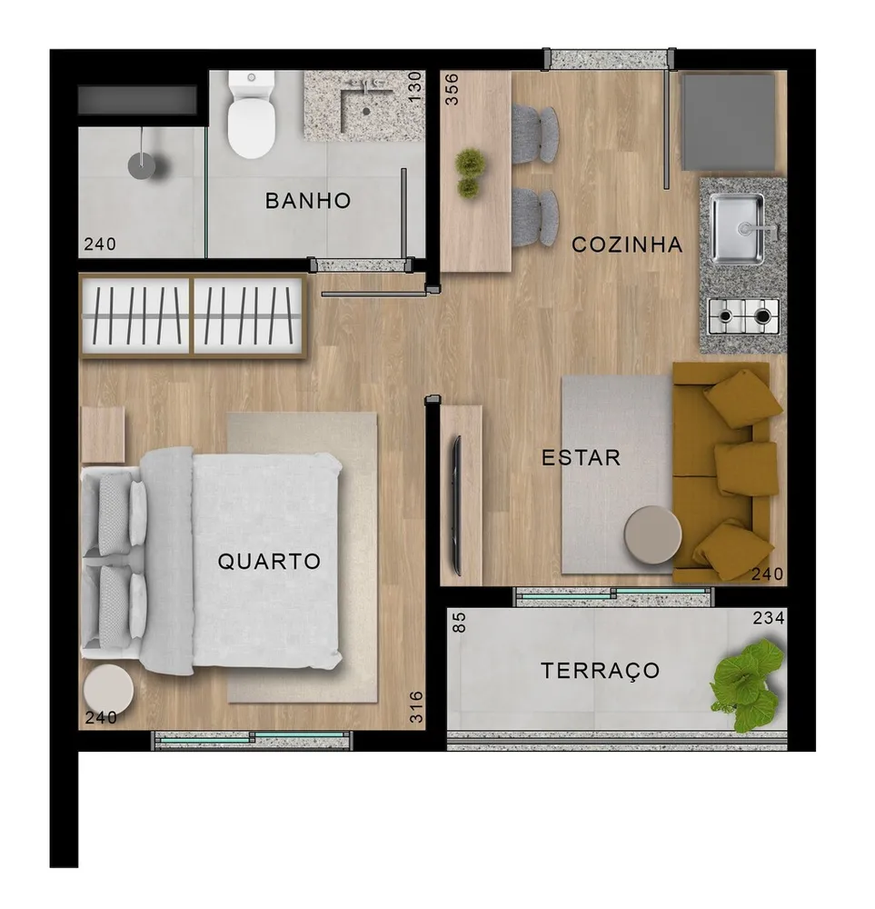 Apartamento, 2 quartos, 50 m² - Foto 6