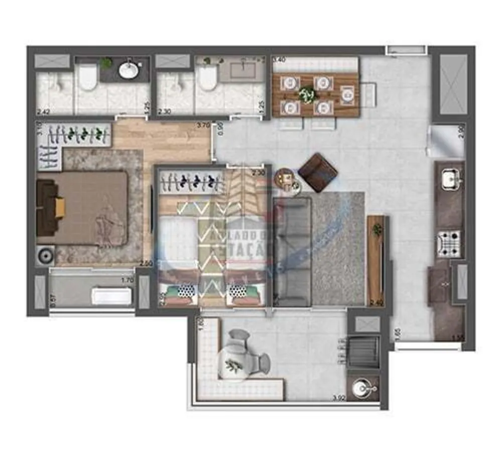 Apartamento, 3 quartos, 78 m² - Foto 10