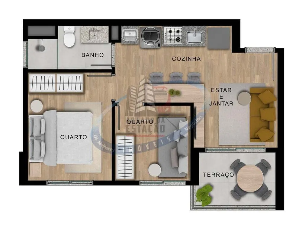 Apartamento, 1 quarto, 26 m² - Foto 11