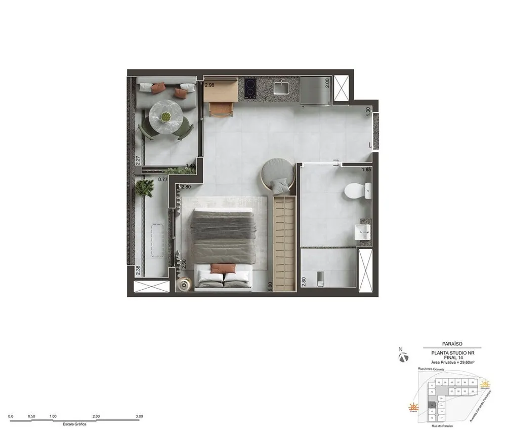 Apartamento, 1 quarto, 78 m² - Foto 6