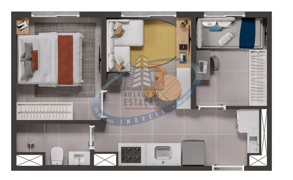 Apartamento, 2 quartos, 32 m² - Foto 4
