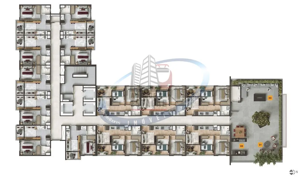 Apartamento, 1 quarto, 29 m² - Foto 11