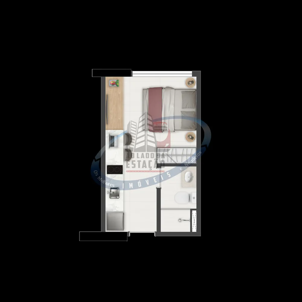 Apartamento, 1 quarto, 17 m² - Foto 8