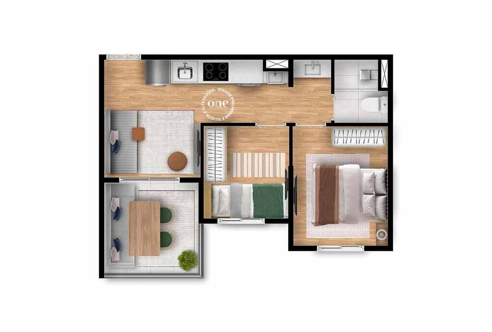 Apartamento à venda com 2 quartos, 37m² - Foto 8