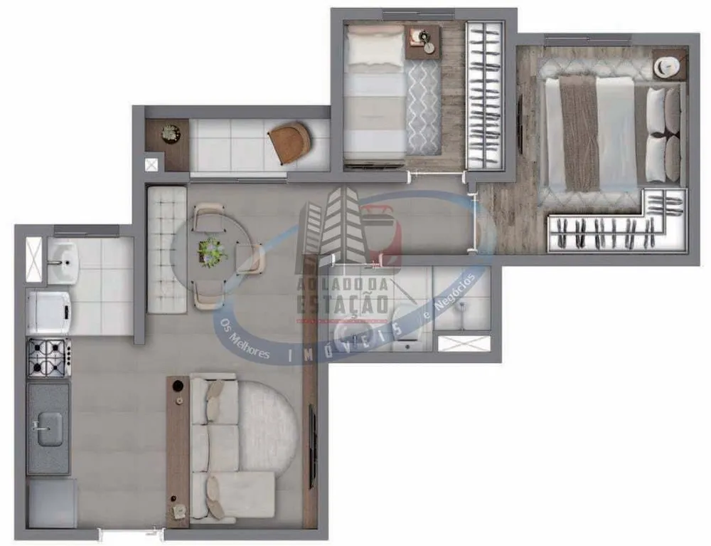 Apartamento, 2 quartos, 34 m² - Foto 6