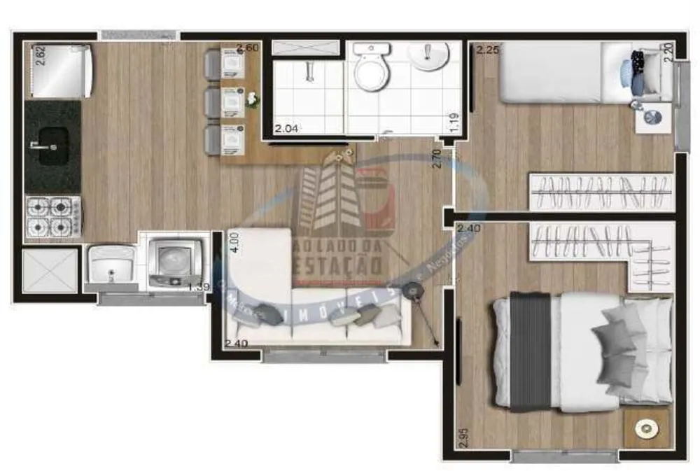 Apartamento, 2 quartos, 32 m² - Foto 12