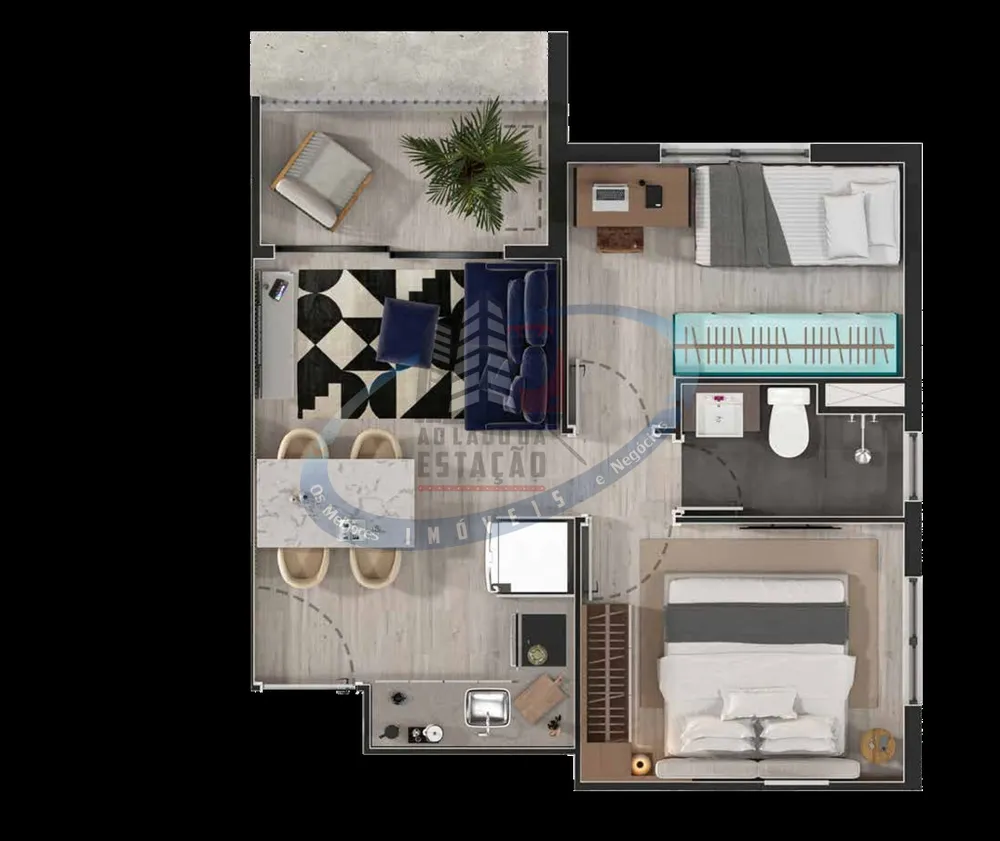 Apartamento, 2 quartos, 39 m² - Foto 7