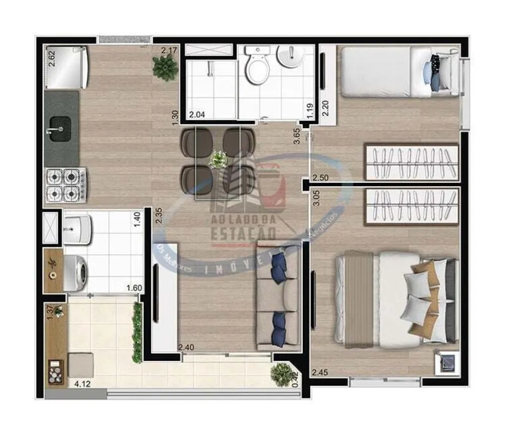Apartamento, 2 quartos, 38 m² - Foto 12