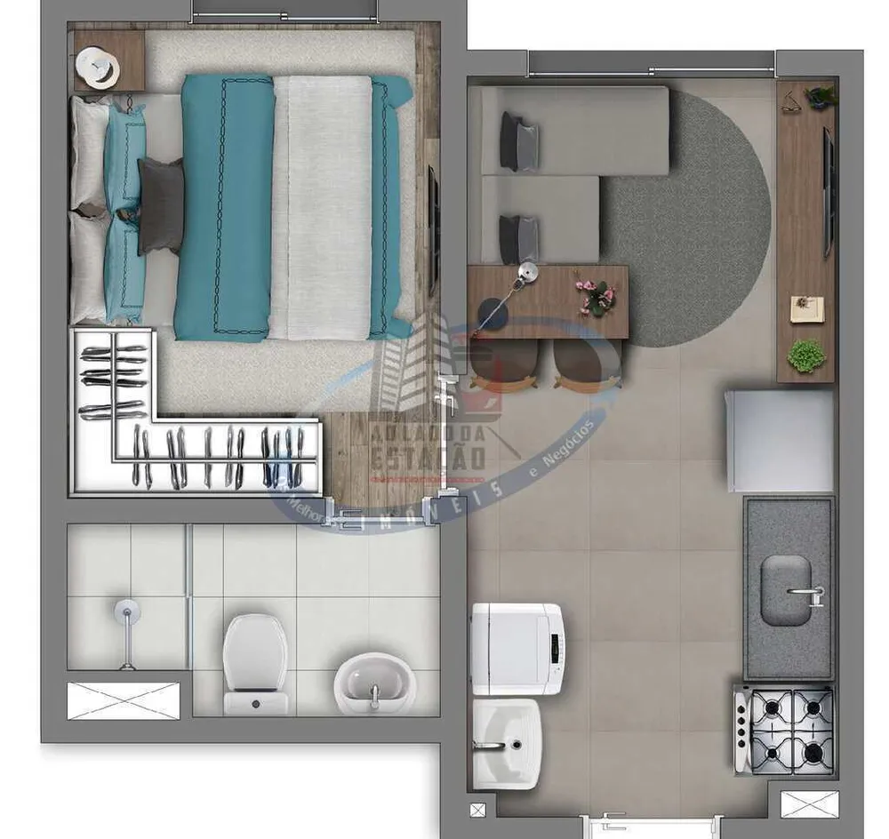 Apartamento, 2 quartos, 31 m² - Foto 3