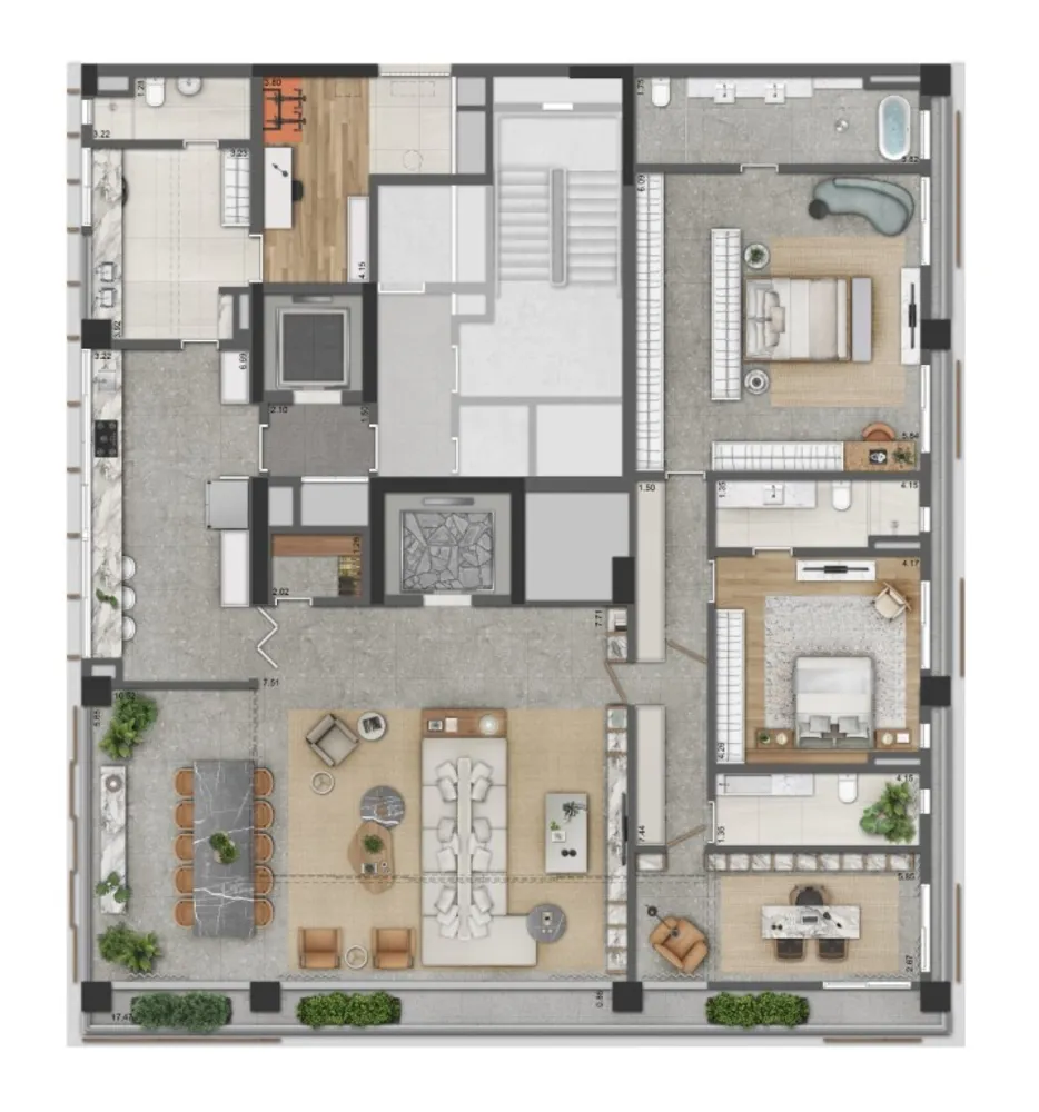 Apartamento, 3 quartos, 288 m² - Foto 12