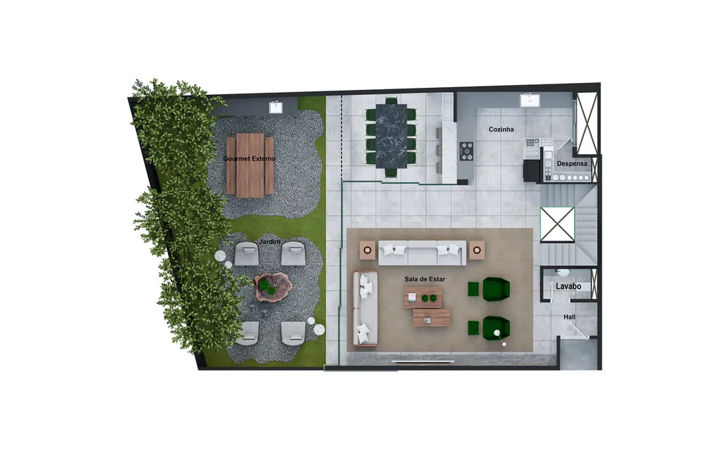 Casa de Condomínio, 3 quartos - Foto 2